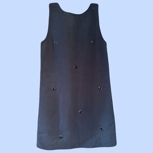 Vintage Navy grommet shift dress